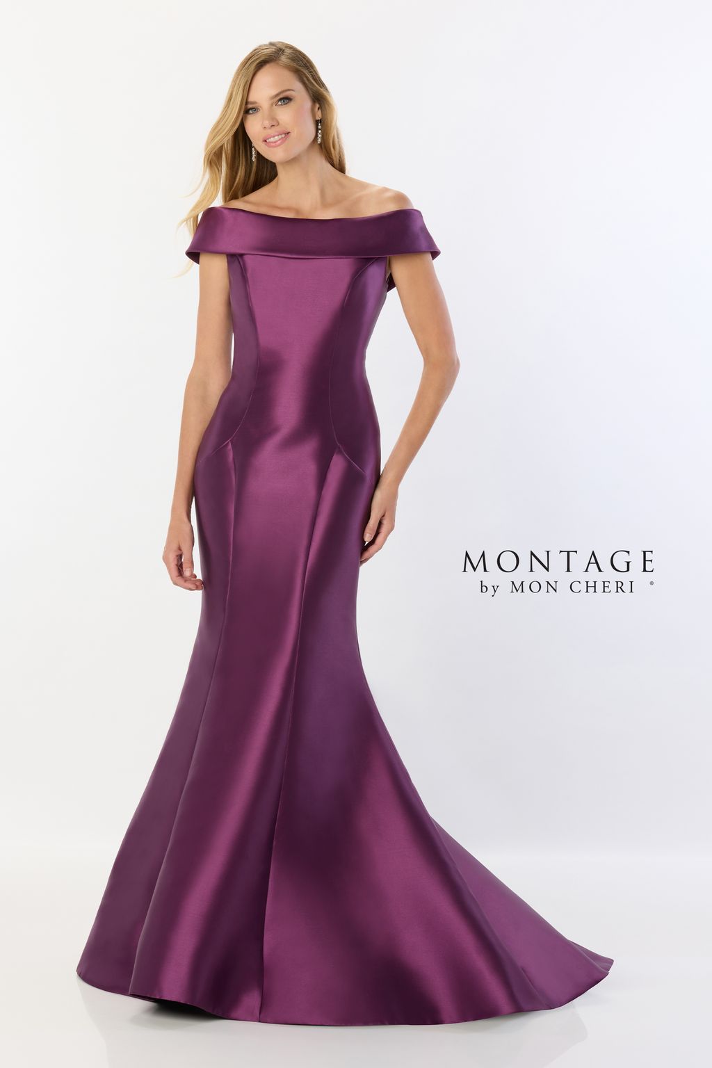 Formal Dresses Long Formal Ruffle Evening Dress Aubergine