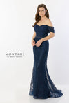 Formal Dresses Long Beaded Belt Evening Formal Dress Navy Blue