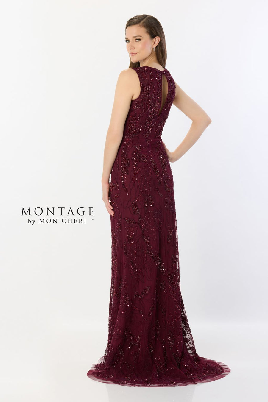 Formal Dresses Formal Long Sequin Evening Dress Bordeaux