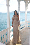 Prom Dresses Long Mermaif Formal Sequin Prom Dress Gold