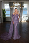 Prom Dresses Long Mermaif Formal Sequin Prom Dress Lilac Marble