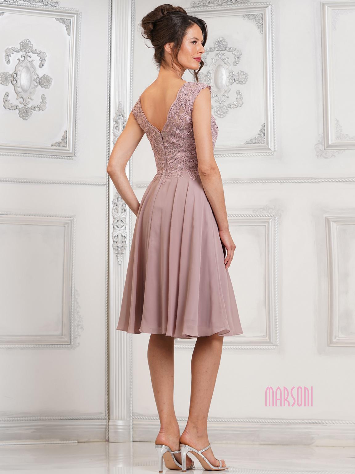 Cocktail Dresses Short Cocktail A Line Dress  Mauve