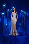 Prom Dresses Prom Long Formal Beaded Evening Dress Blue