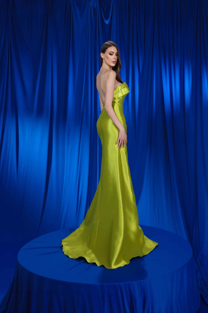 Prom Dresses Long Pleated Formal Slit Prom Dress Kiwi