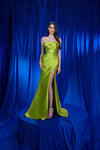 Prom Dresses Long Pleated Formal Slit Prom Dress Kiwi