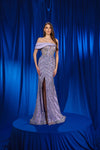 Prom Dresses Beaded Prom Long Formal Evening Dress Light Purple