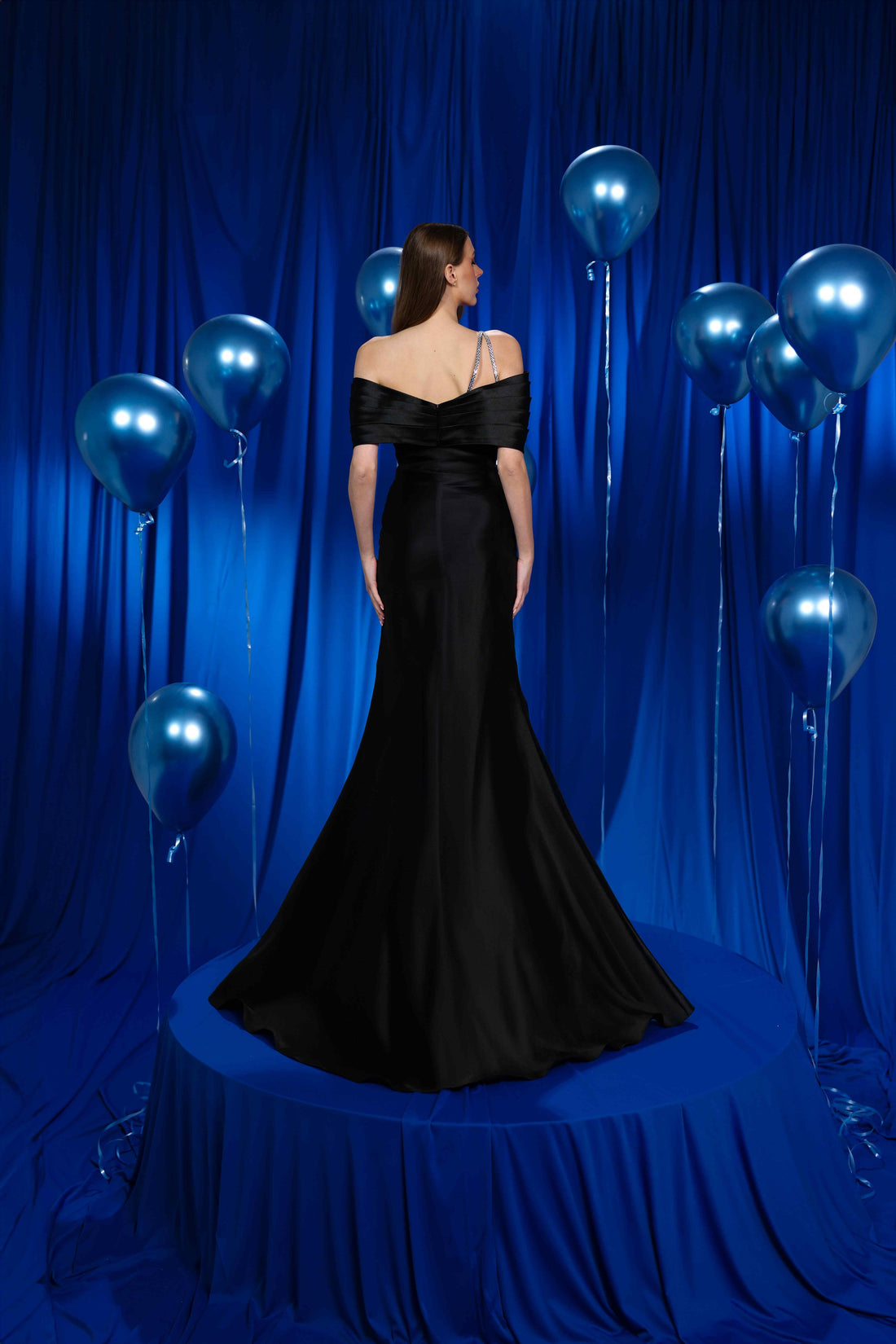 Prom Dresses Long Mermaid Fit Formal Evening Prom Dress Black