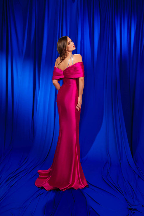 Prom Dresses Long Mermaid Fit Formal Evening Prom Dress  Fuchsia