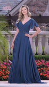 Mother of the Bride Dresses  Modest A Line Long Formal Mother of the Bride Dress Peacock