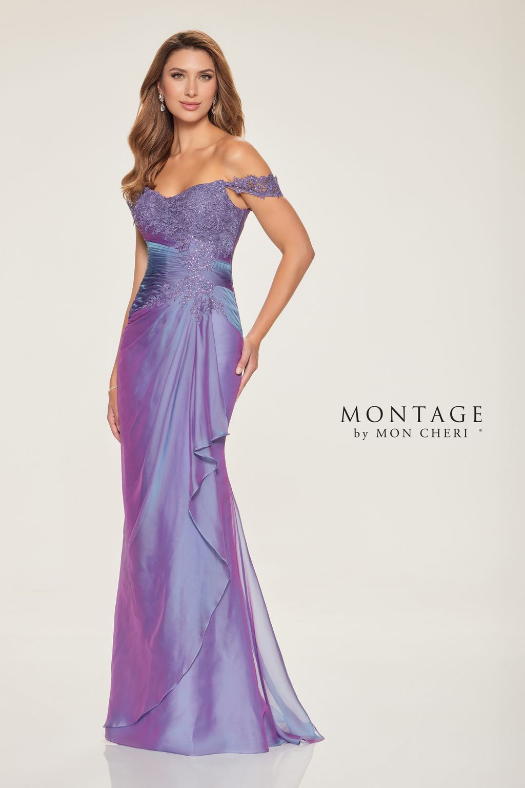 Formal Dresses Long Ruched Mermaid Formal Dress Lavender/Haze