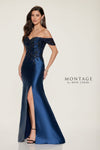 Formal Dresses Long Sequin Lace Formal Dress Navy Blue