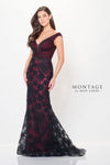 Formal Dresses Long Formal Detachable Train Evening Dress Black/Wine