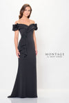 Formal Dresses Pleated Long Formal Beaded Evening Dress Black