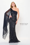 Formal Dresses Long Formal Cape Sleeve Evening Dress Black
