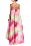 Cocktail Dresses High Low Printed Cocktail Dress Magenta Multi
