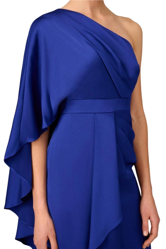 Cocktail Dresses Short One Shoulder Cocktail Dress ROYAL SAPPHIRE