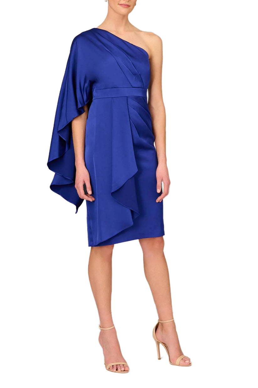 Cocktail Dresses Short One Shoulder Cocktail Dress ROYAL SAPPHIRE
