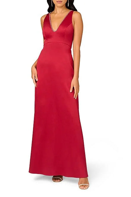 Formal Dresses Long Formal Fitted Evening Dress Matador Red
