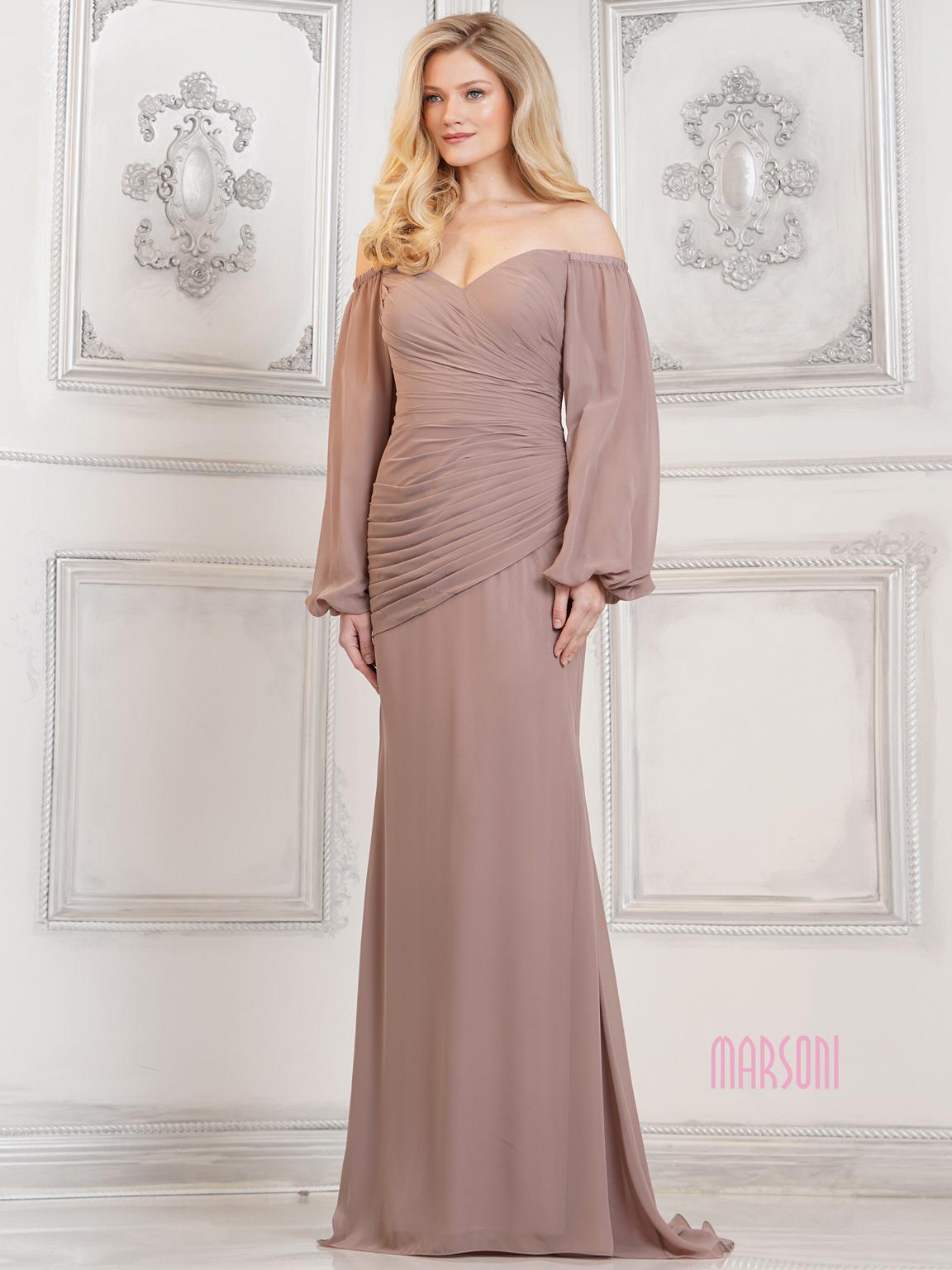 Mother of the Bride Dresses Mother of the Bride Long Sleeve Dress Latte