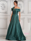 Formal Dresses Long Formal Prom A Line Dress Deep Green