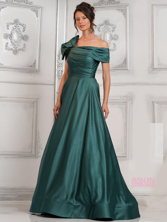 Formal Dresses Long Formal Prom A Line Dress Deep Green