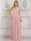 Formal Dresses Long A Line Formal Prom Dress Dusty Rose