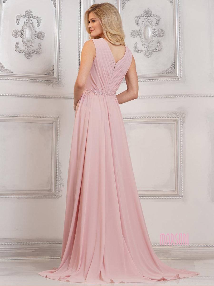 Formal Dresses Long A Line Formal Prom Dress Dusty Rose