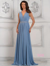 Formal Dresses Long A Line Formal Prom Dress Slate Blue