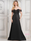 Formal Dresses Long A Line Formal Prom Dress Black