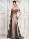 Formal Dresses Long A Line Formal Prom Dress Bronze