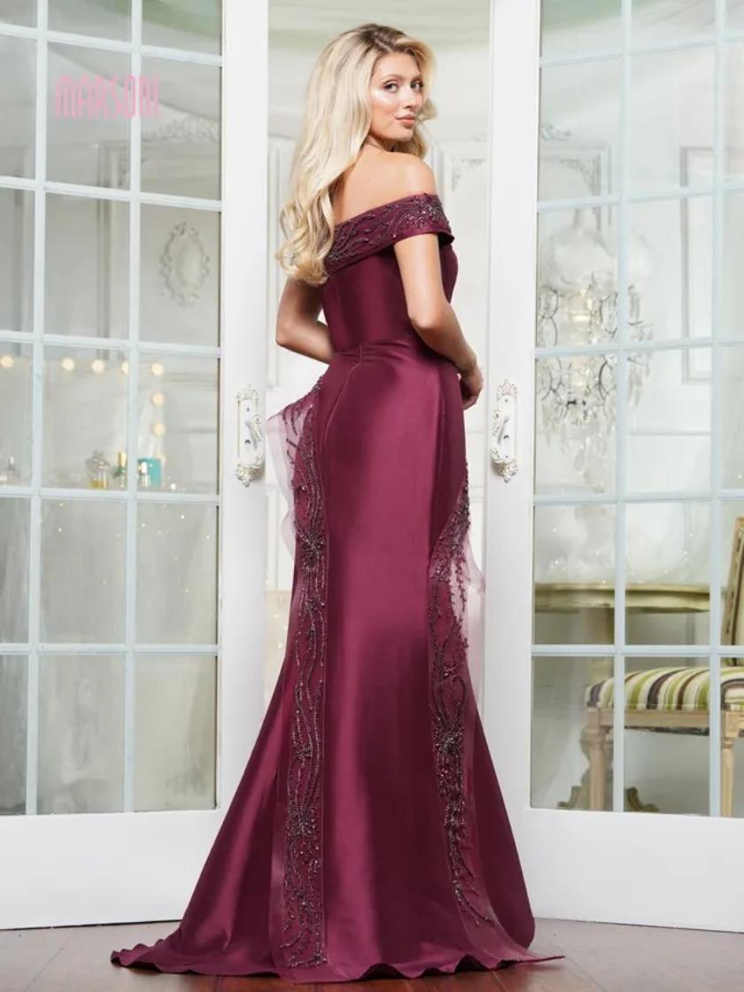 Formal Dresses Formal Long Fitted Dress Wine