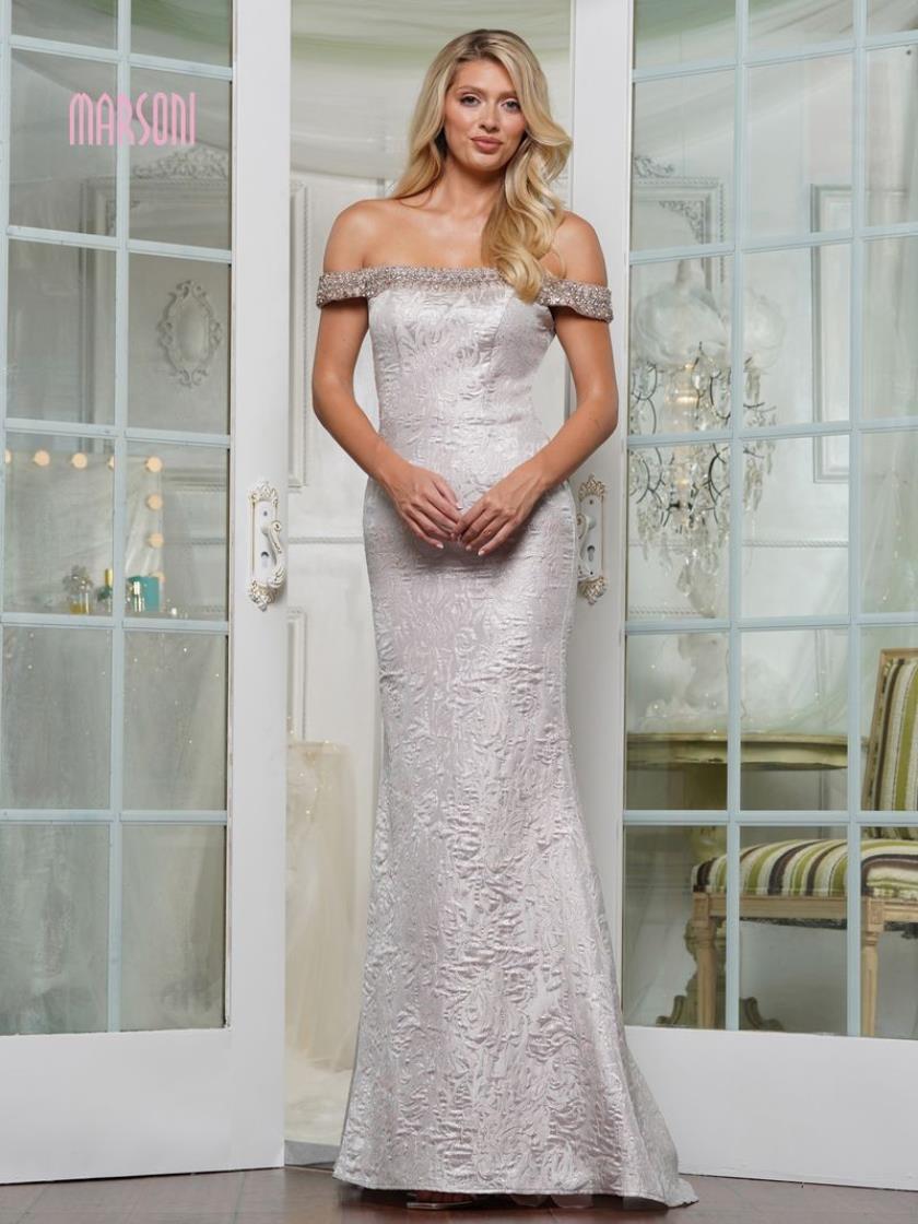 Formal Dresses Long Fitted Formal Dress Silver