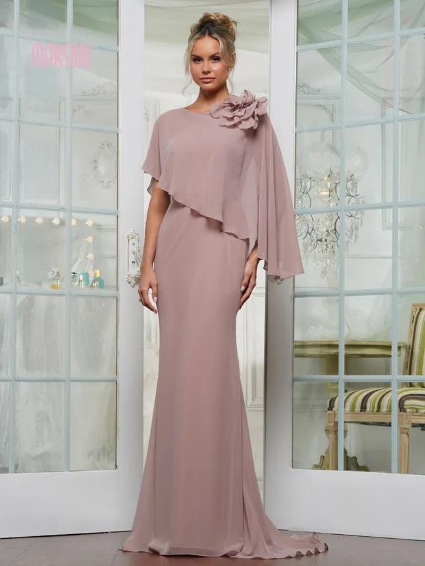 Mother of the Bride Dresses Long Formal Mother of the Bride Cape Dresses Wisteria