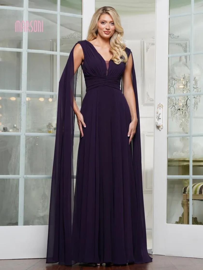 Formal Dresses Fitted Evening Formal Dress Aubergine