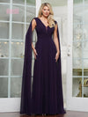 Formal Dresses Fitted Evening Formal Dress Aubergine