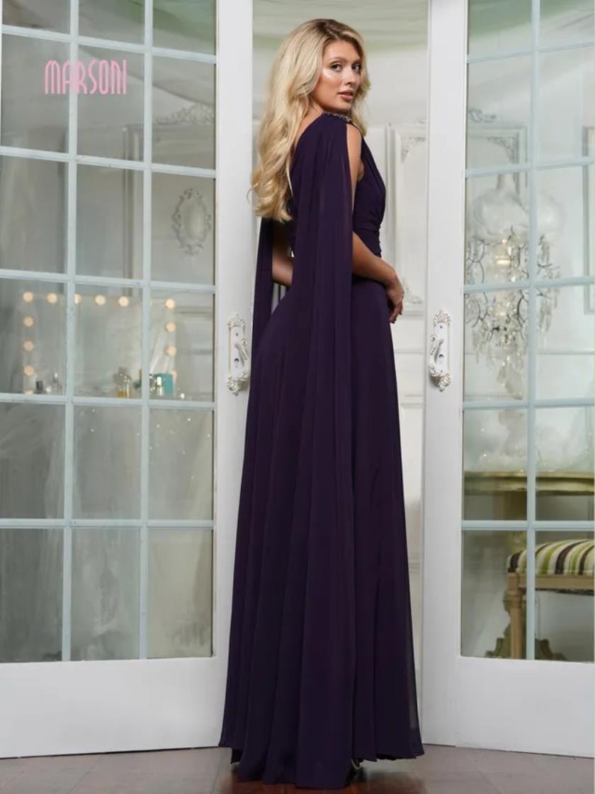 Formal Dresses Fitted Evening Formal Dress Aubergine