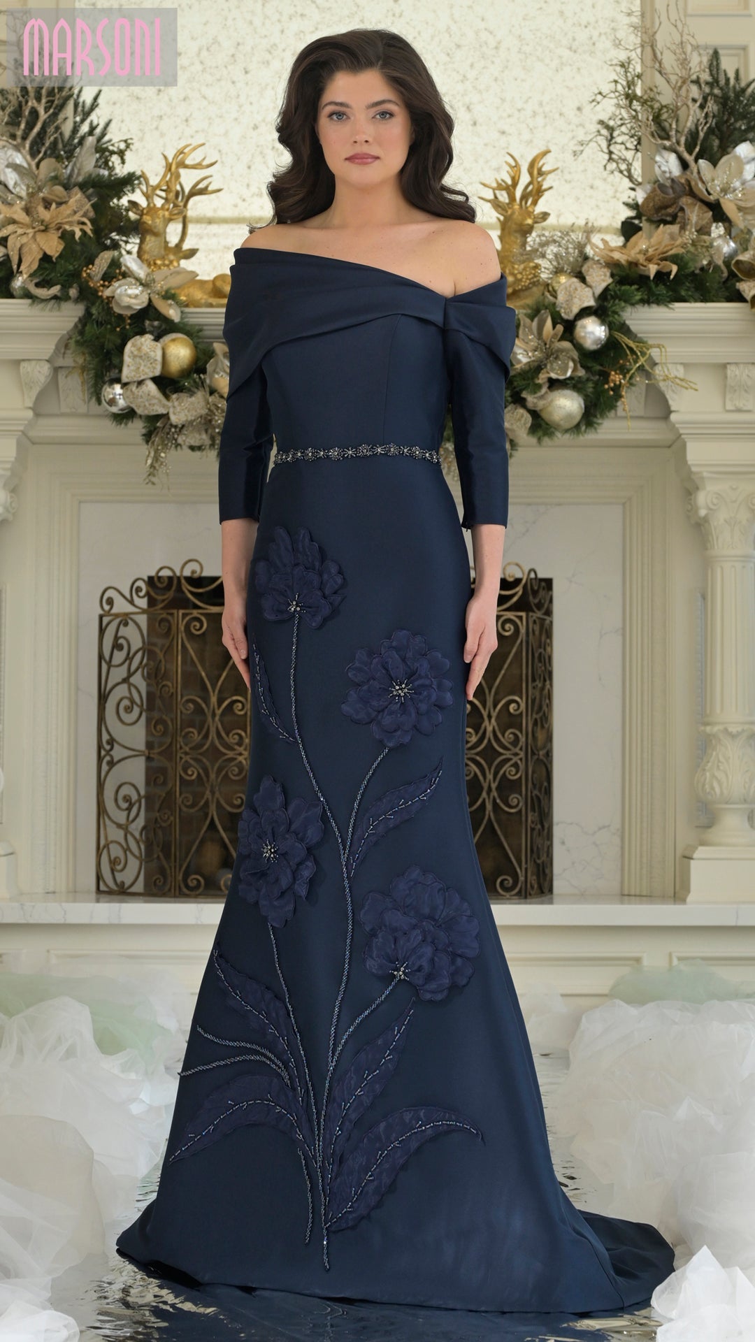 Mother of the Bride Dresse  Navy