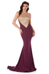 Prom Dresses Long Metallic Evening Formal Prom Dress Purple