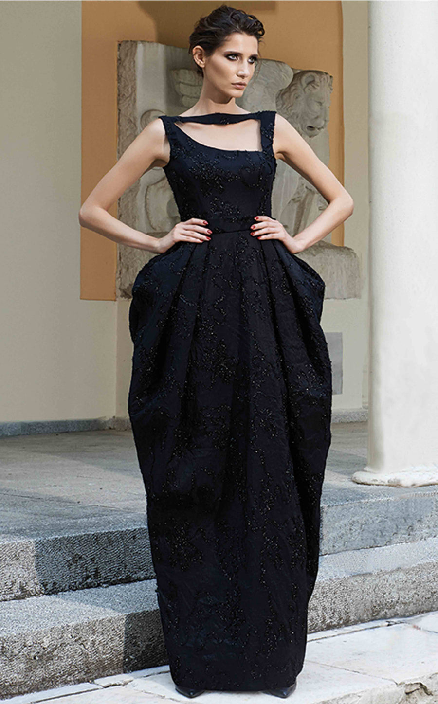 Formal Dresses Long Lace Formal Evening Dress Black