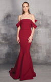 Formal Dresses Long Evening Gown Mermaid Ruffle Formal Dress Cherry