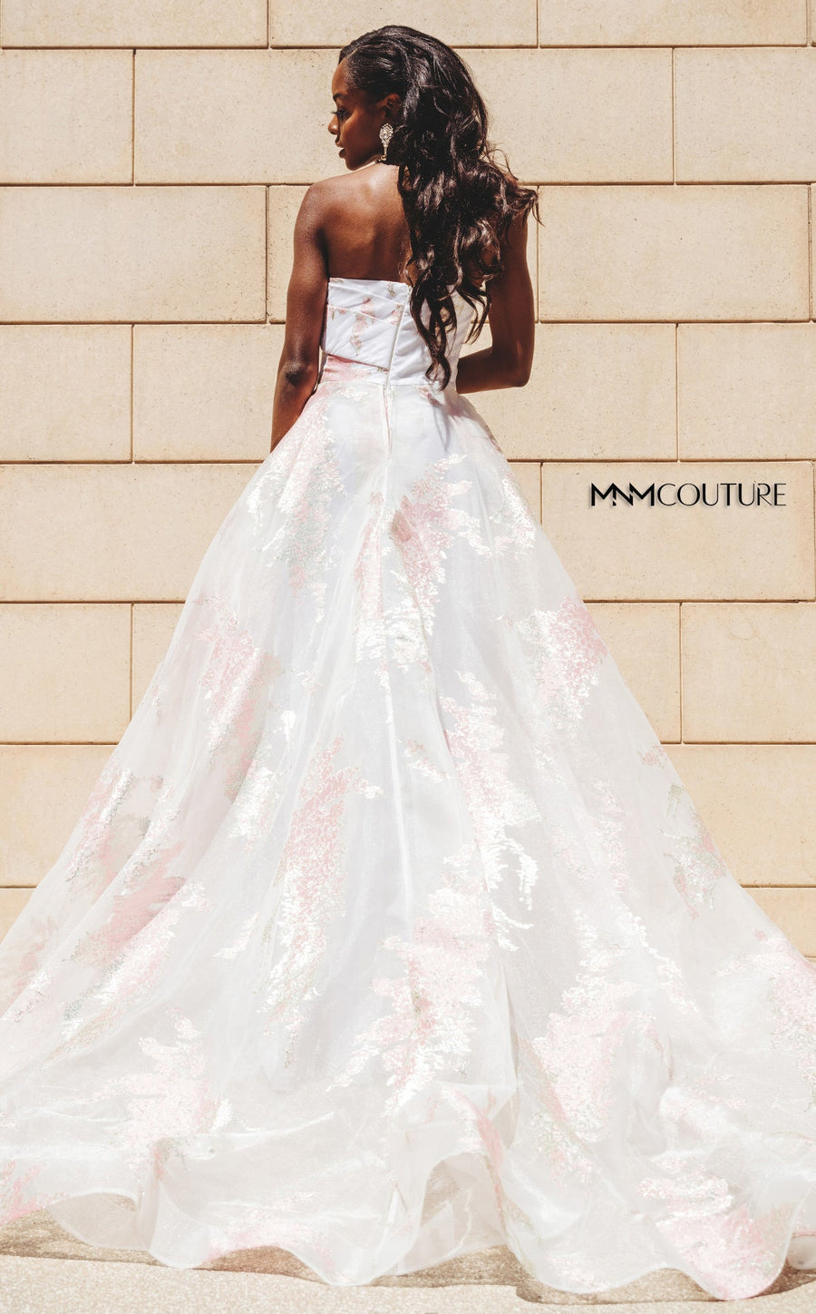 Formal Dresses Long Ball Gown Pleated Metallic Evening Prom Dress Pink