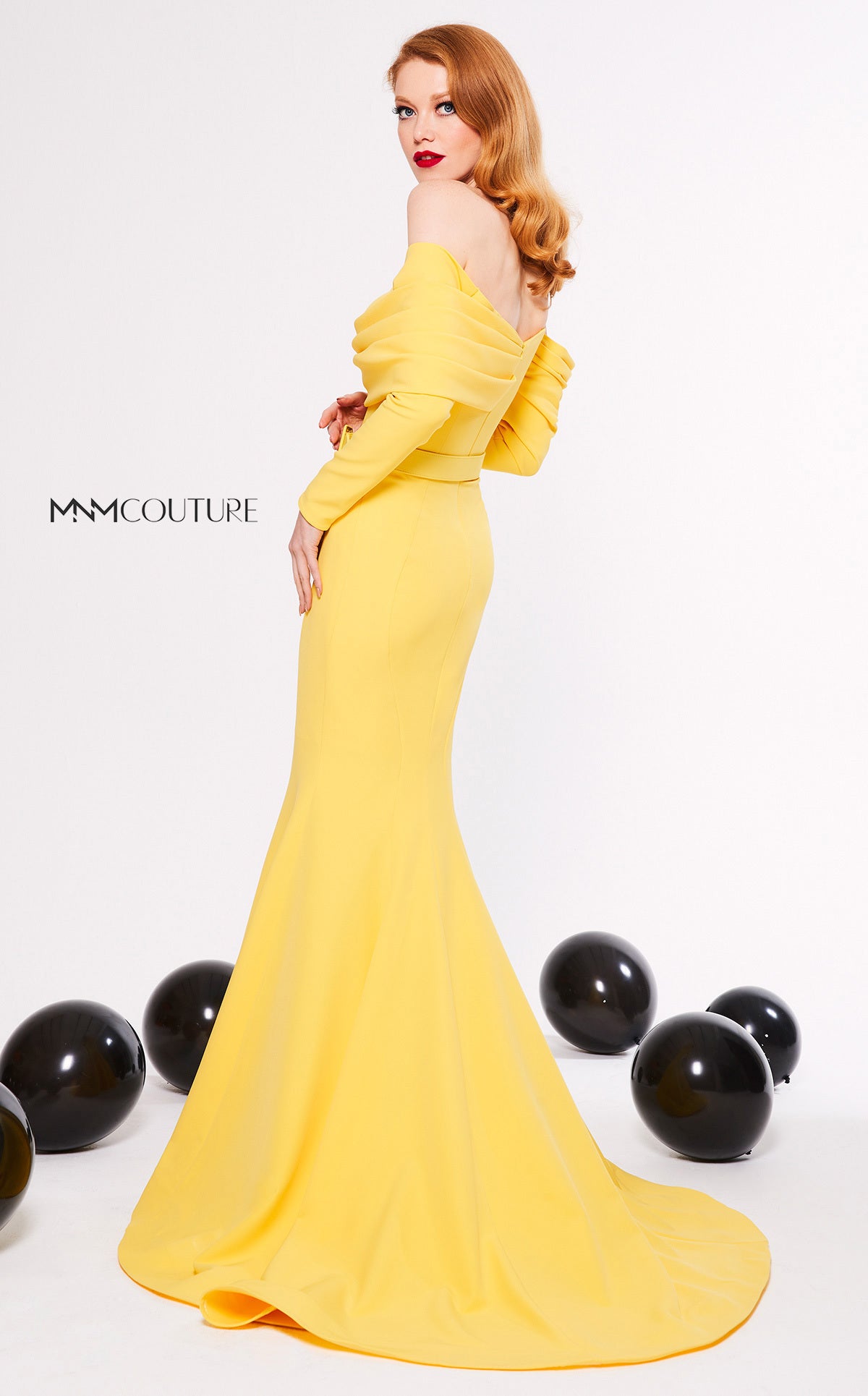 Formal Dresses Fitted Long Formal Mermaid Evening Dress Yellow