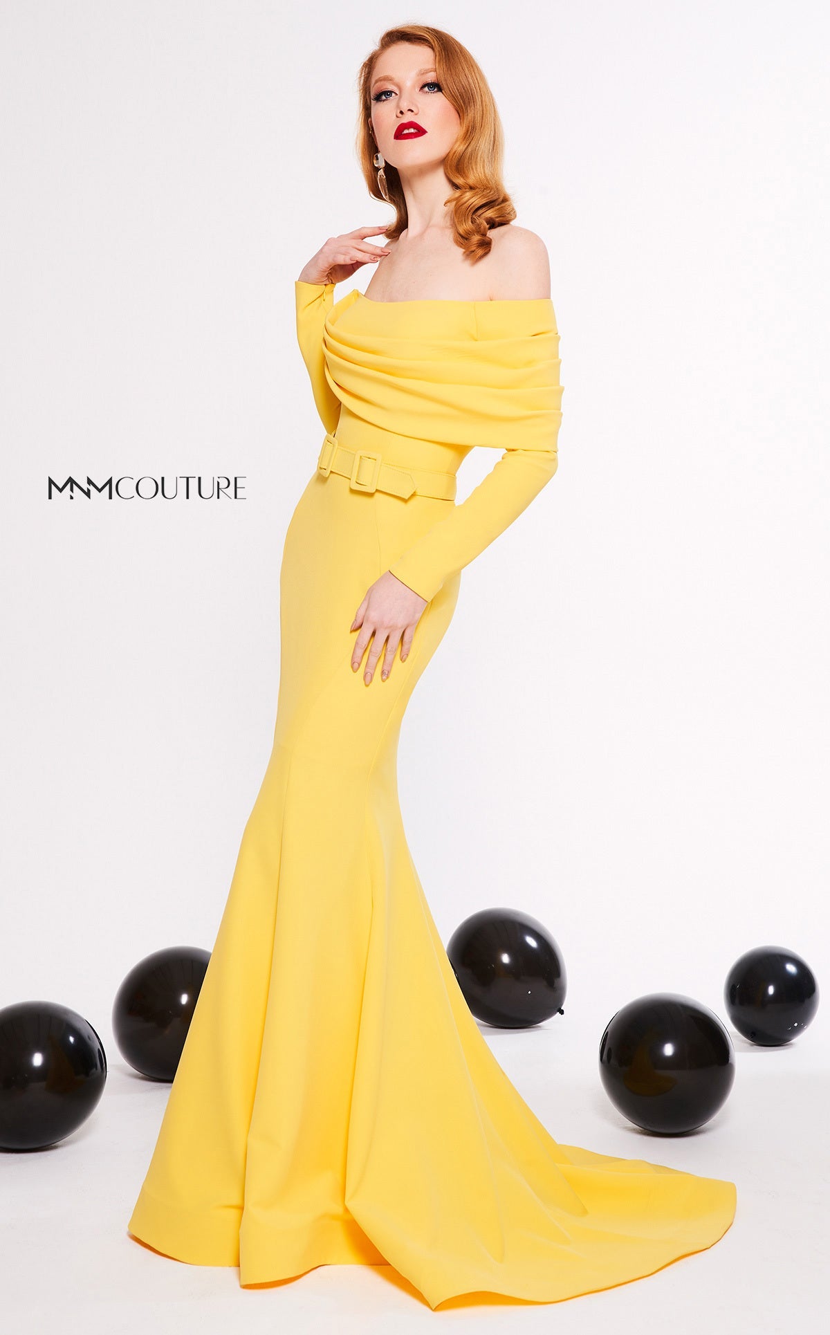 Formal Dresses Fitted Long Formal Mermaid Evening Dress Yellow