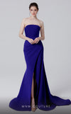 Formal Dresses Long Fitted Formal Evening Slit Mermaid Dress  Royal Blue