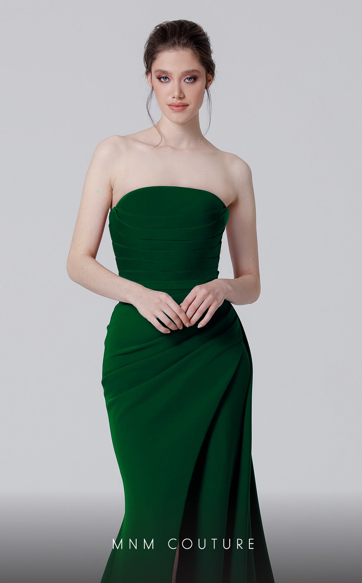 Formal Dresses Long Fitted Formal Evening Slit Mermaid Dress  Green