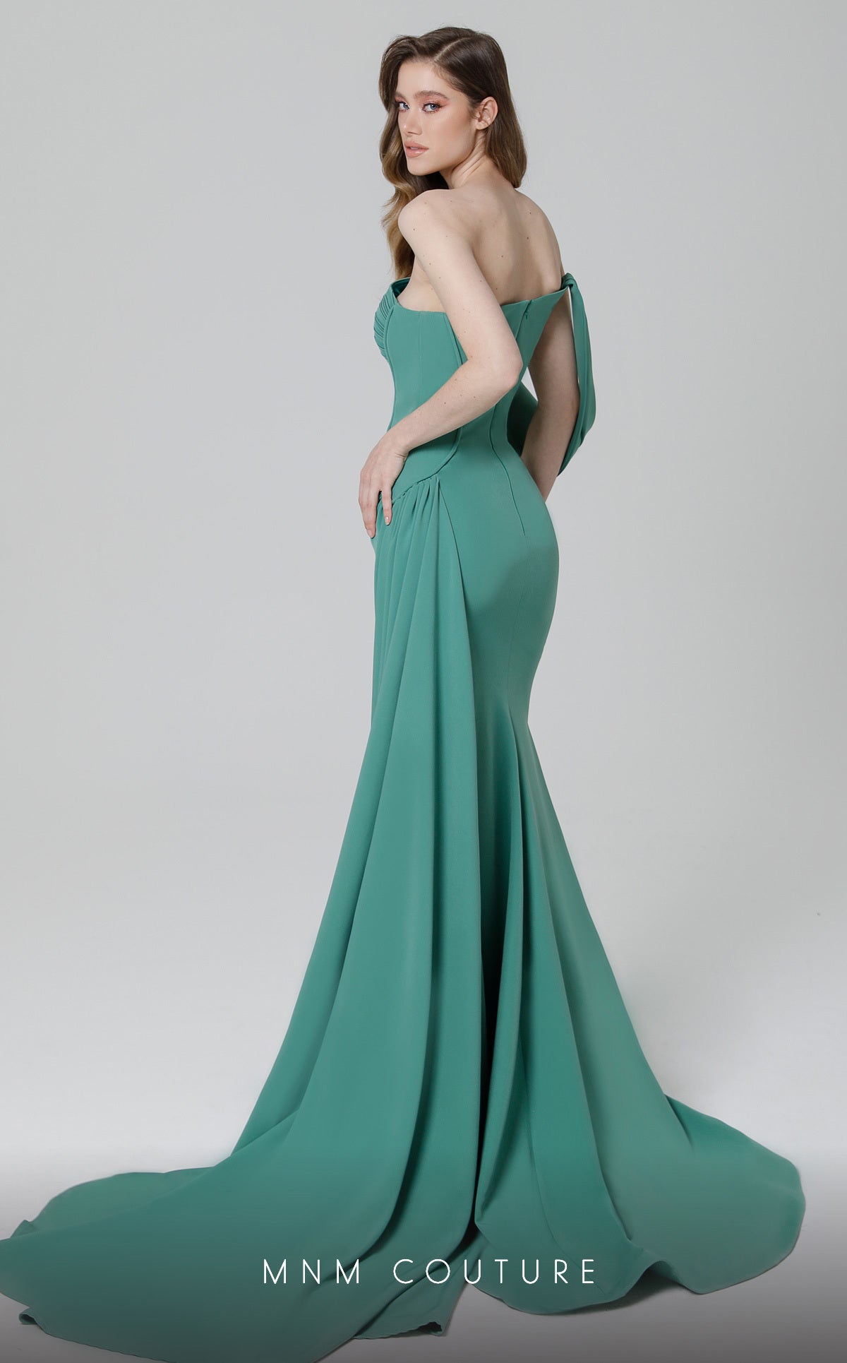 Formal Dresses Long Evening Slit Mermaid Formal Dress  Mint