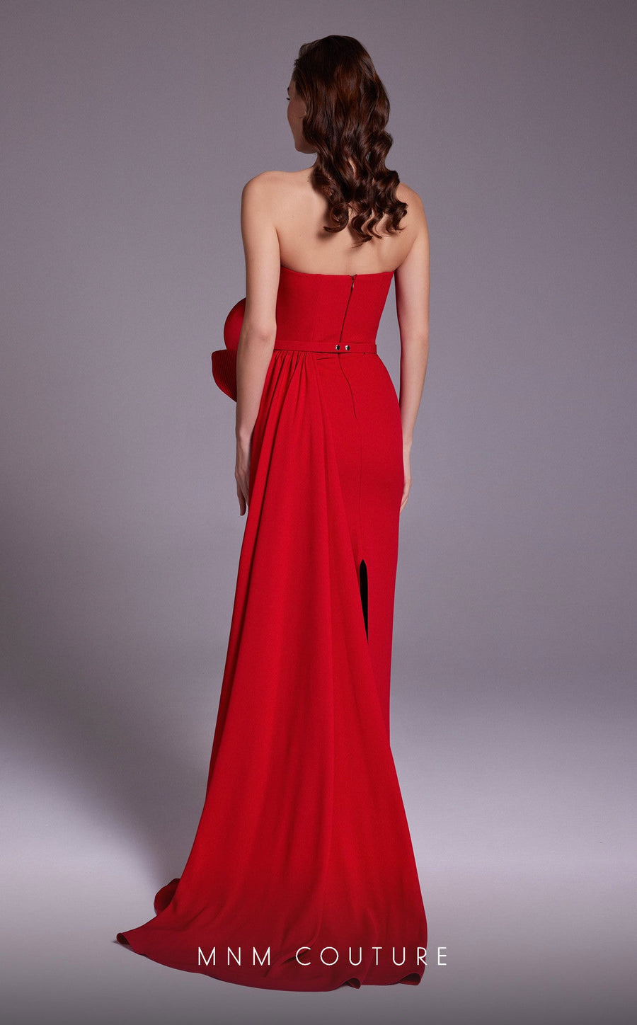 Formal Dresses Long Fitted Slit Formal Evening Dress  Red