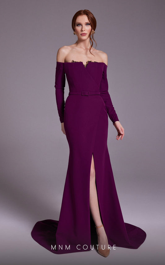 Formal Dresses Long Fitted Formal Evening Mermaid Dress Purple
