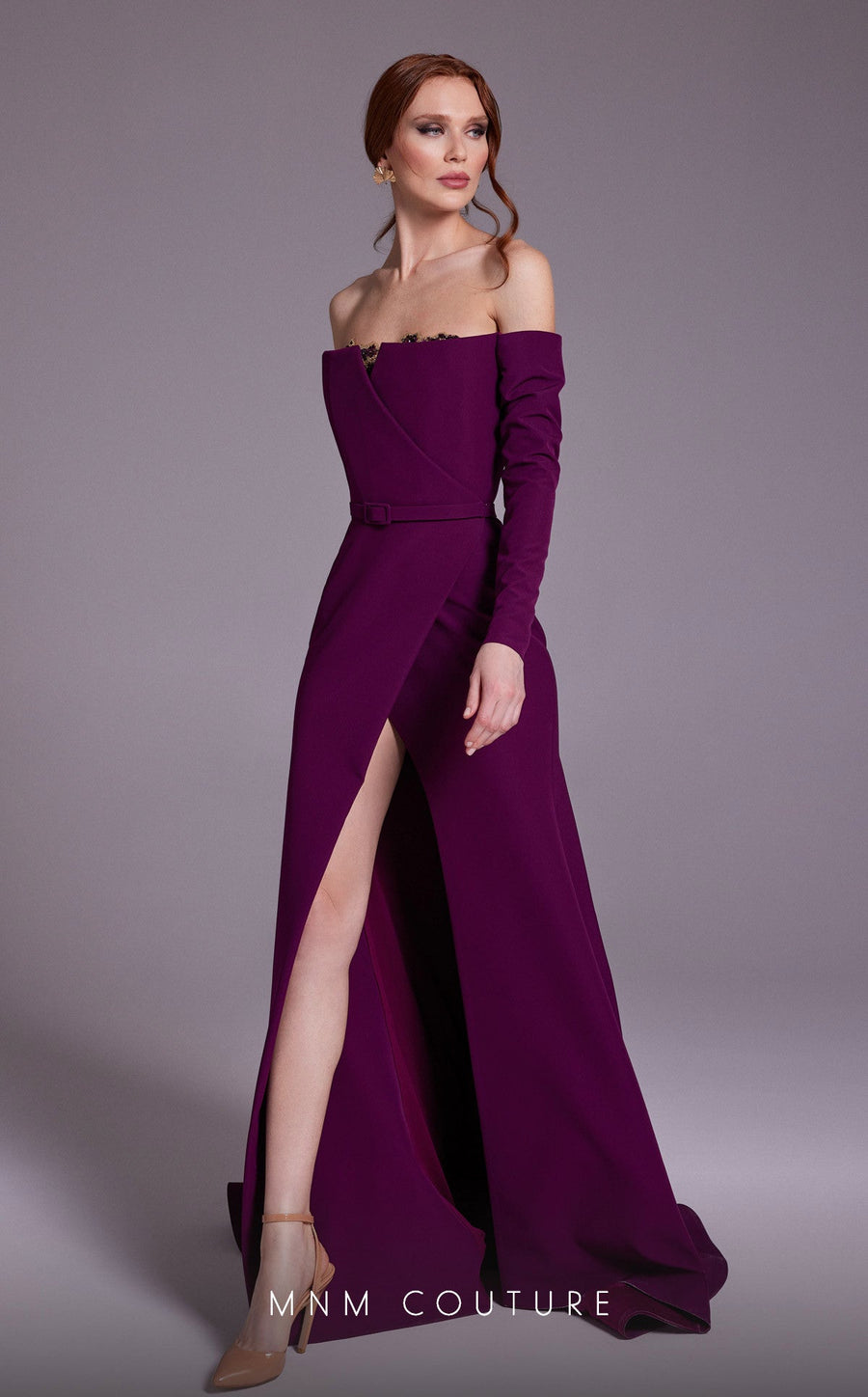 Formal Dresses Long Fitted Formal Evening Mermaid Dress Purple