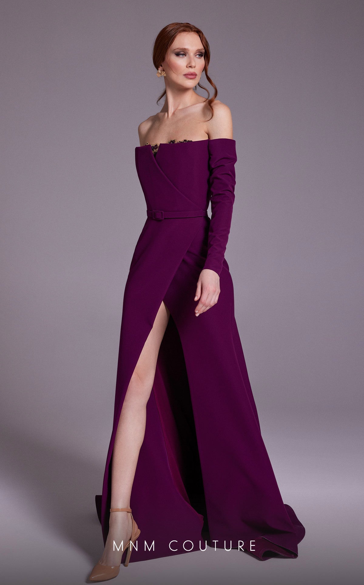 Formal Dresses Long Fitted Formal Evening Mermaid Dress Purple
